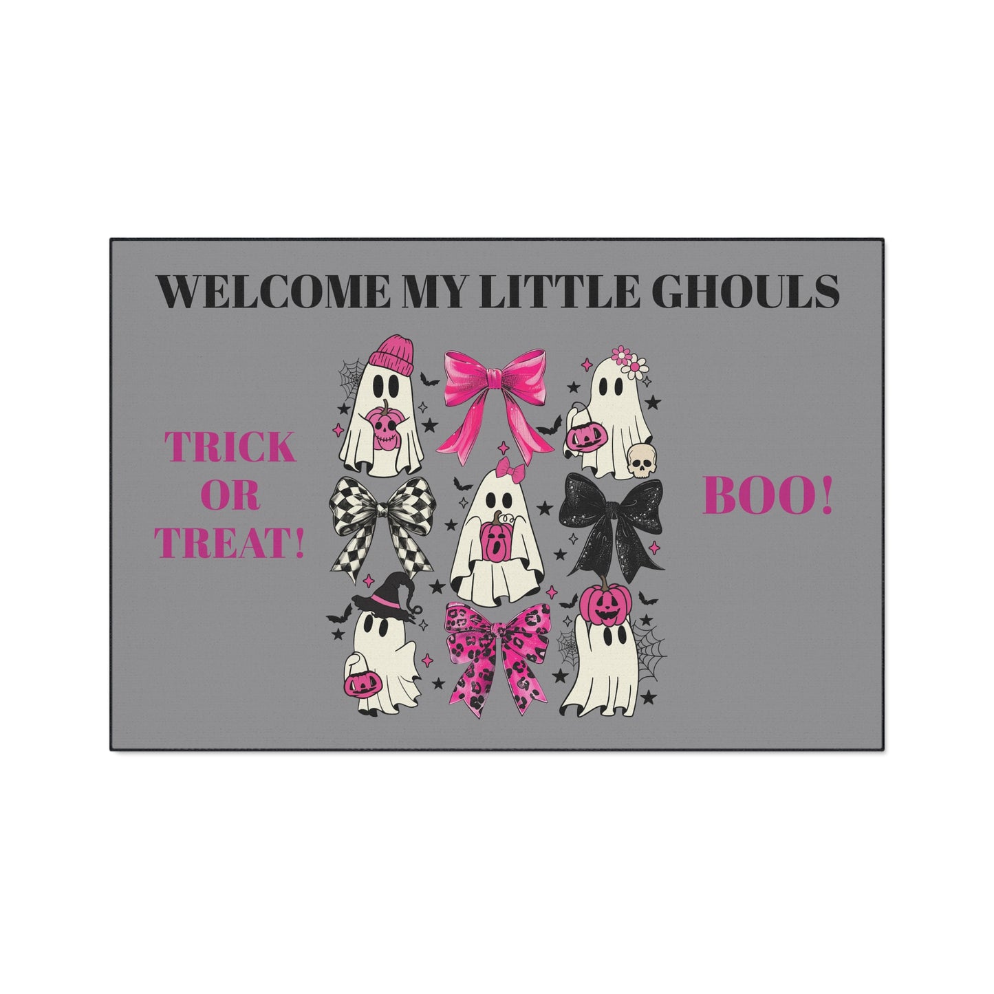 Welcome My Little Ghouls Halloween Welcome Mat