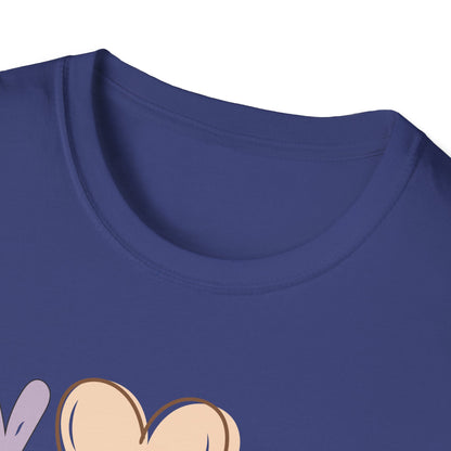 Peace Love Books Softstyle T-Shirt