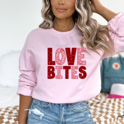 Love Bites Valentine's Day Sweatshirt