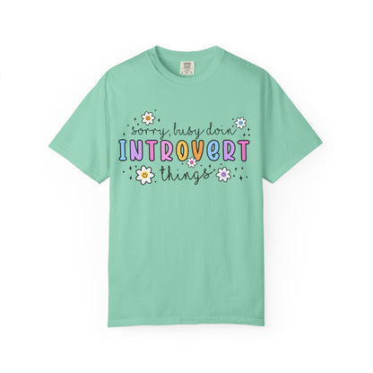Introvert Vibes Funny Unisex T-Shirt