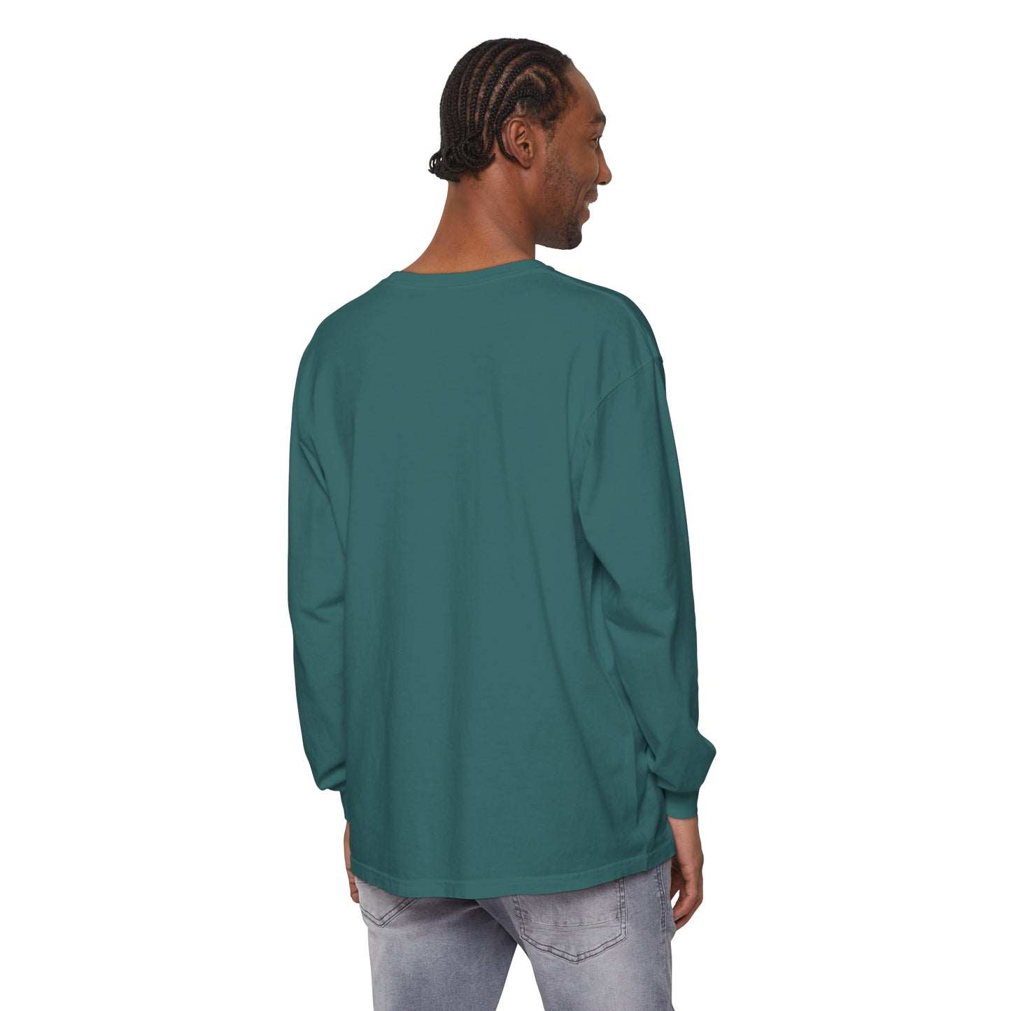 Gobble Thanksgiving Unisex Garment-dyed Long Sleeve T-Shirt