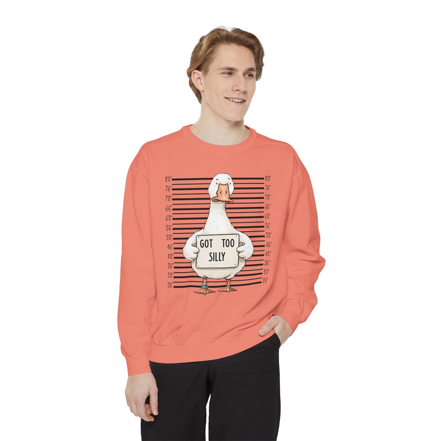 "Got Too Silly" Cute Animal Sweatshirt Crewneck