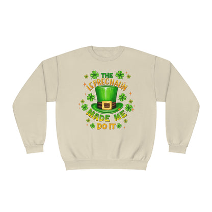 The Leprechaun Made Me Do It St. Patrick's Day Sweatshirt