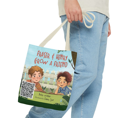 Fraser & Henry Grow a Friend Book Illustration Tote Bag
