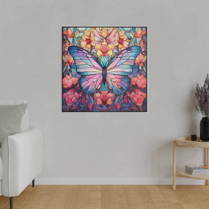 Butterfly Wall Art Matte Canvas