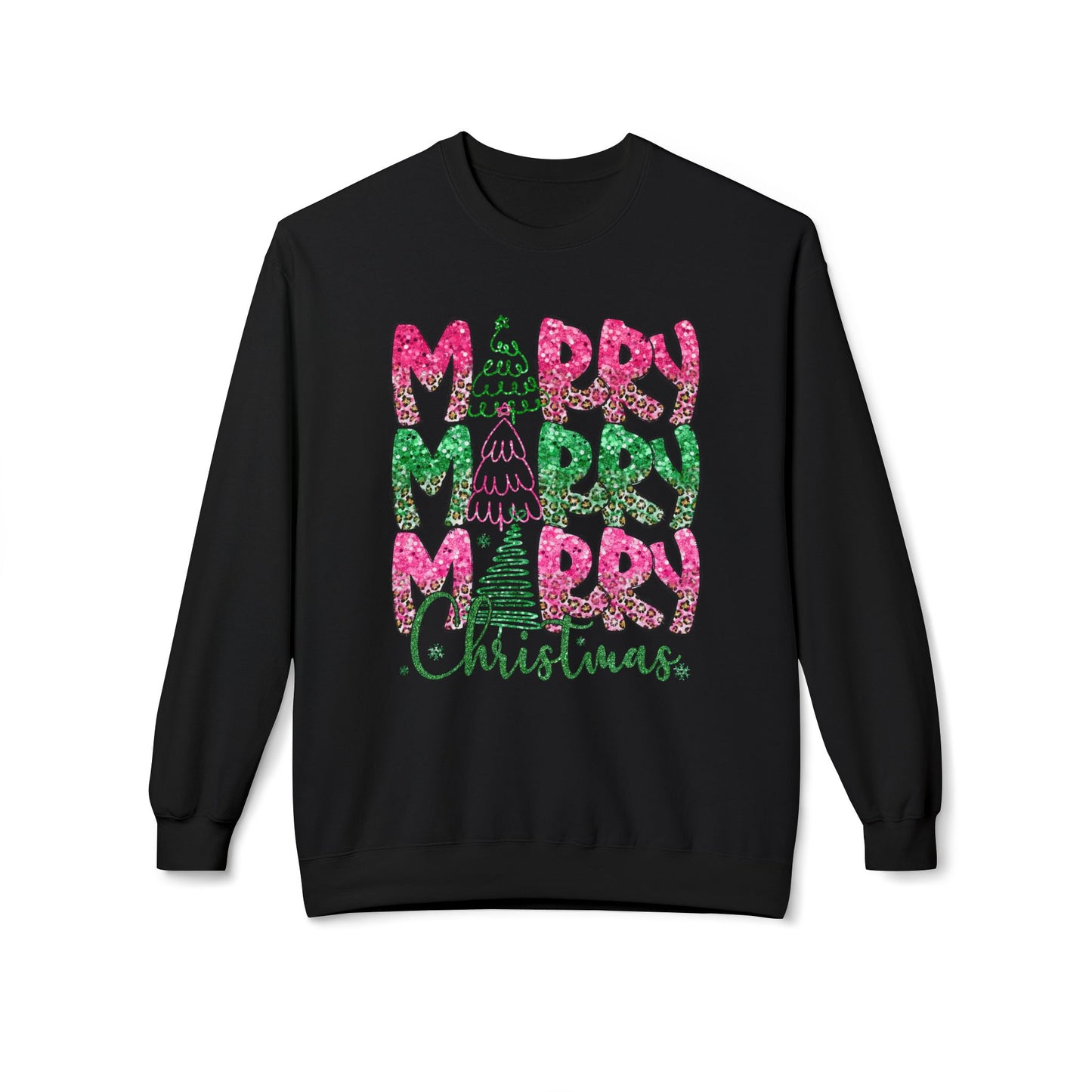 Festive Fleece Merry Christmas Sweatshirt