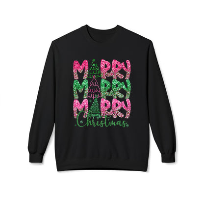 Festive Fleece Merry Christmas Sweatshirt