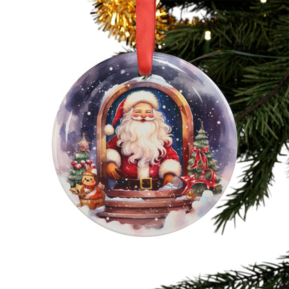 Vintage Whimsical Santa Ornament