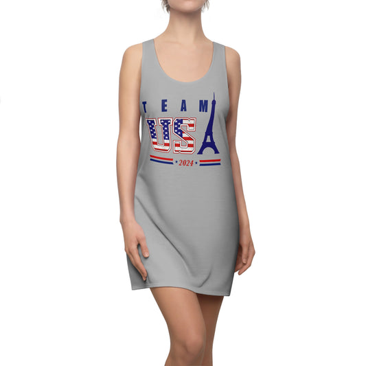 TEAM USA Women's Cut & Sew Racerback Dress (AOP)