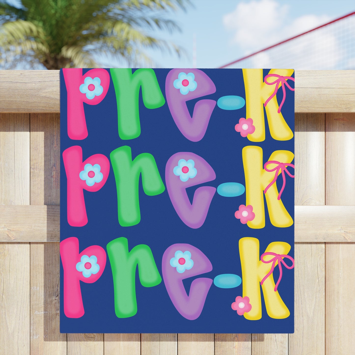 Vibrant Pre-K Swim Team Beach Towels