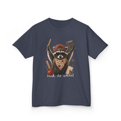 Kids Back to School Raccoon Classroom Tee