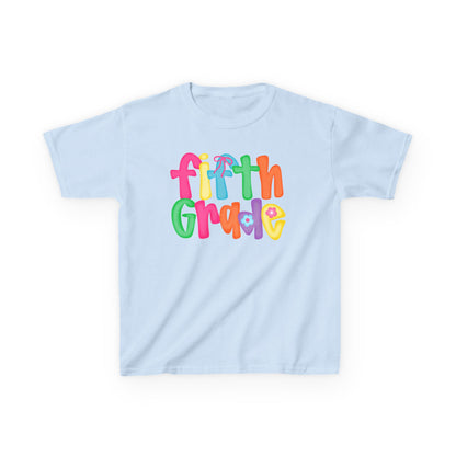 Back to School Fifth Grade Kids Tee