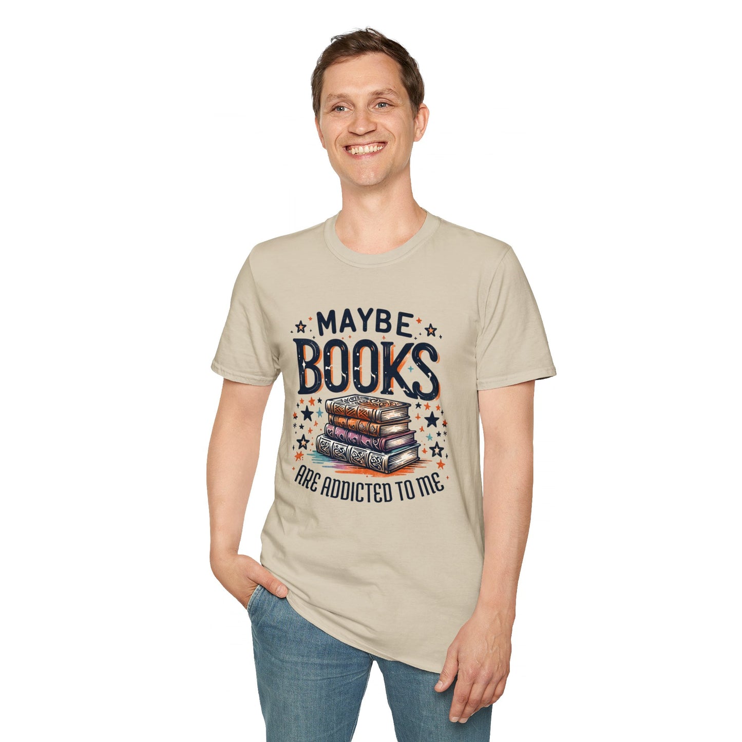 Maybe Books Are Addicted to Me Soft T-Shirt