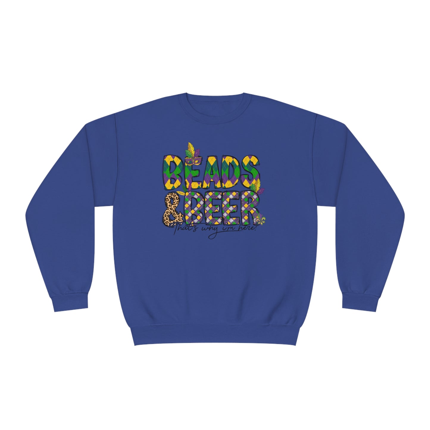 Mardi Gras Beads Sweatshirt