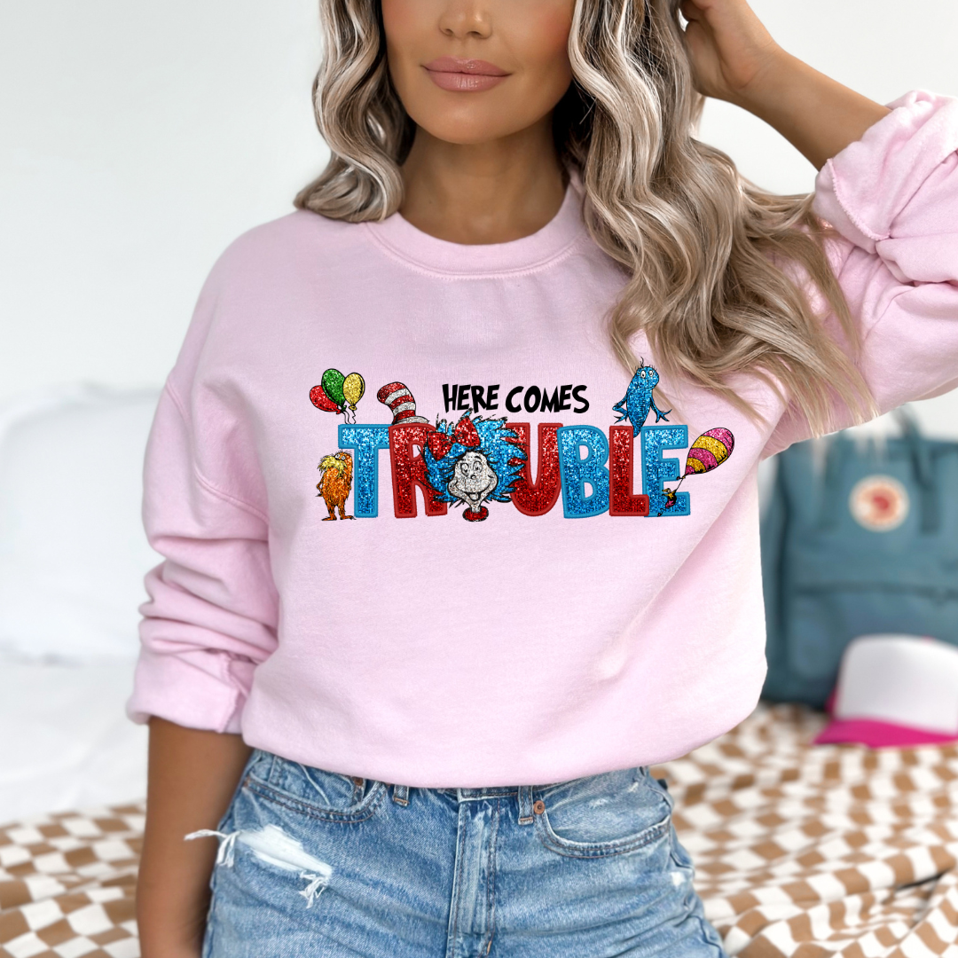 Dr. Seuss Team Trouble Sweatshirt