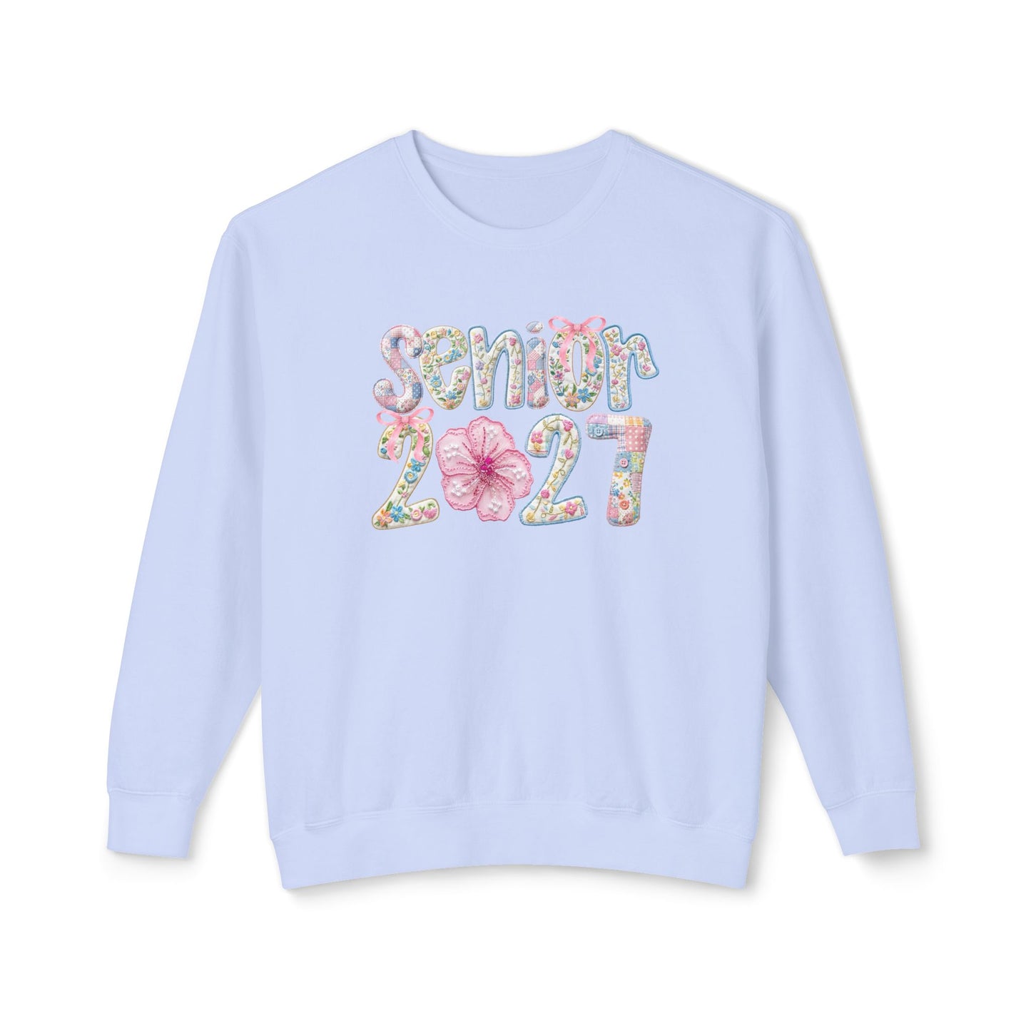 Senior 2027 Floral Crewneck Sweatshirt