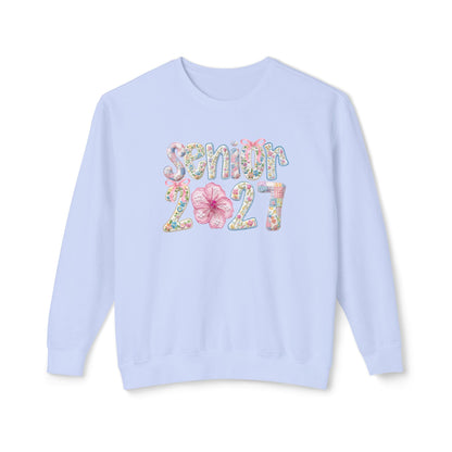 Senior 2027 Floral Crewneck Sweatshirt