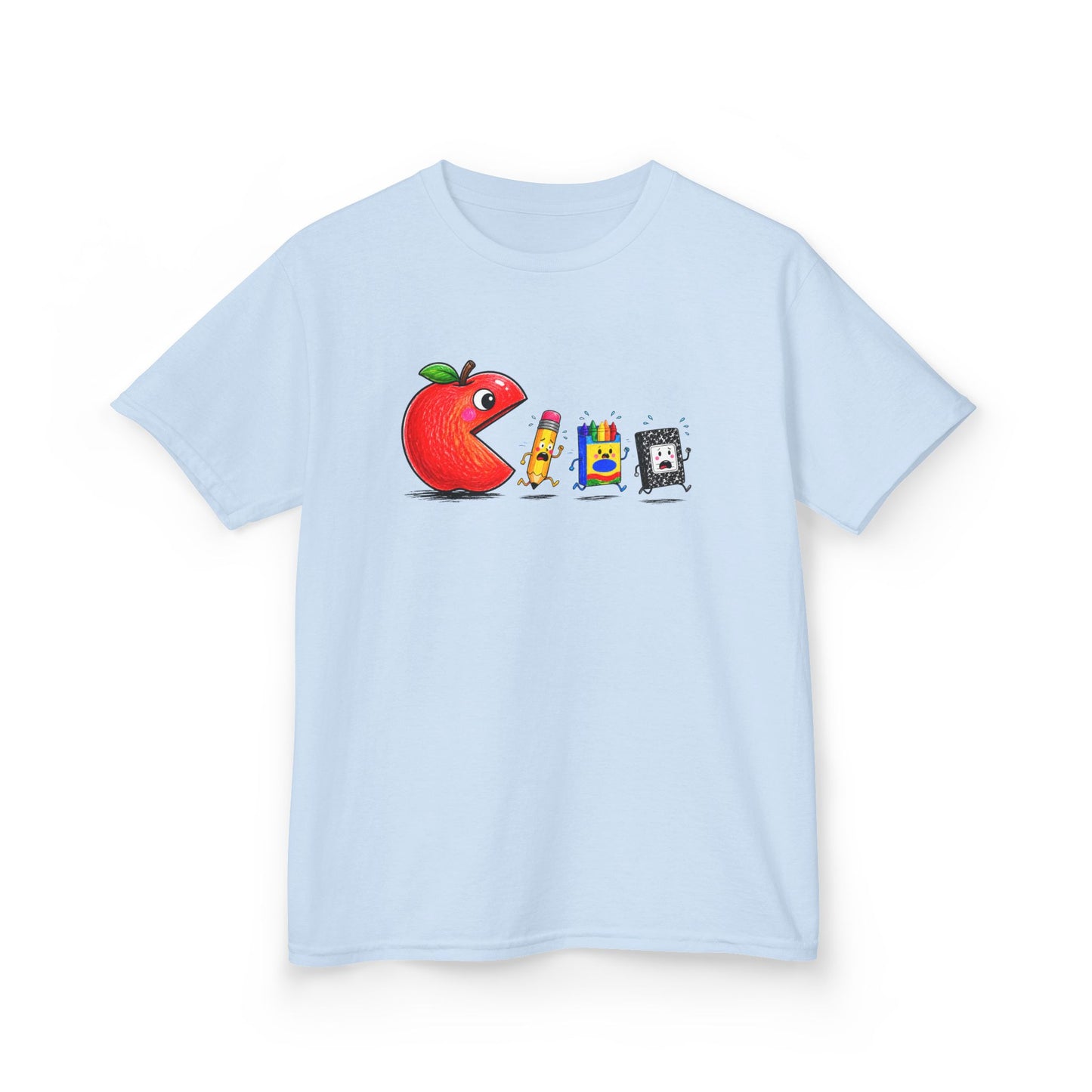 Kids Pac Man Back to School Tee