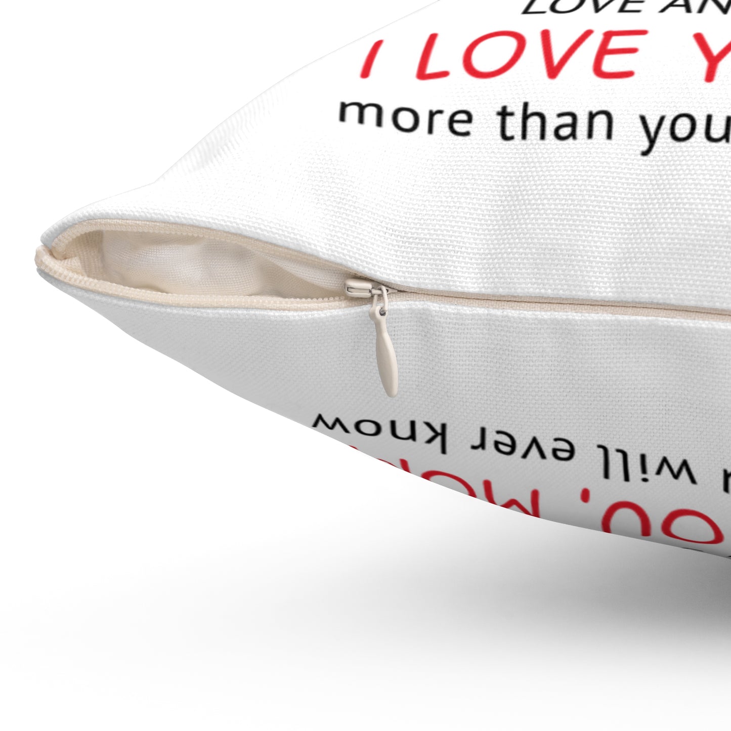 Mom Appreciation Decorative Pillow