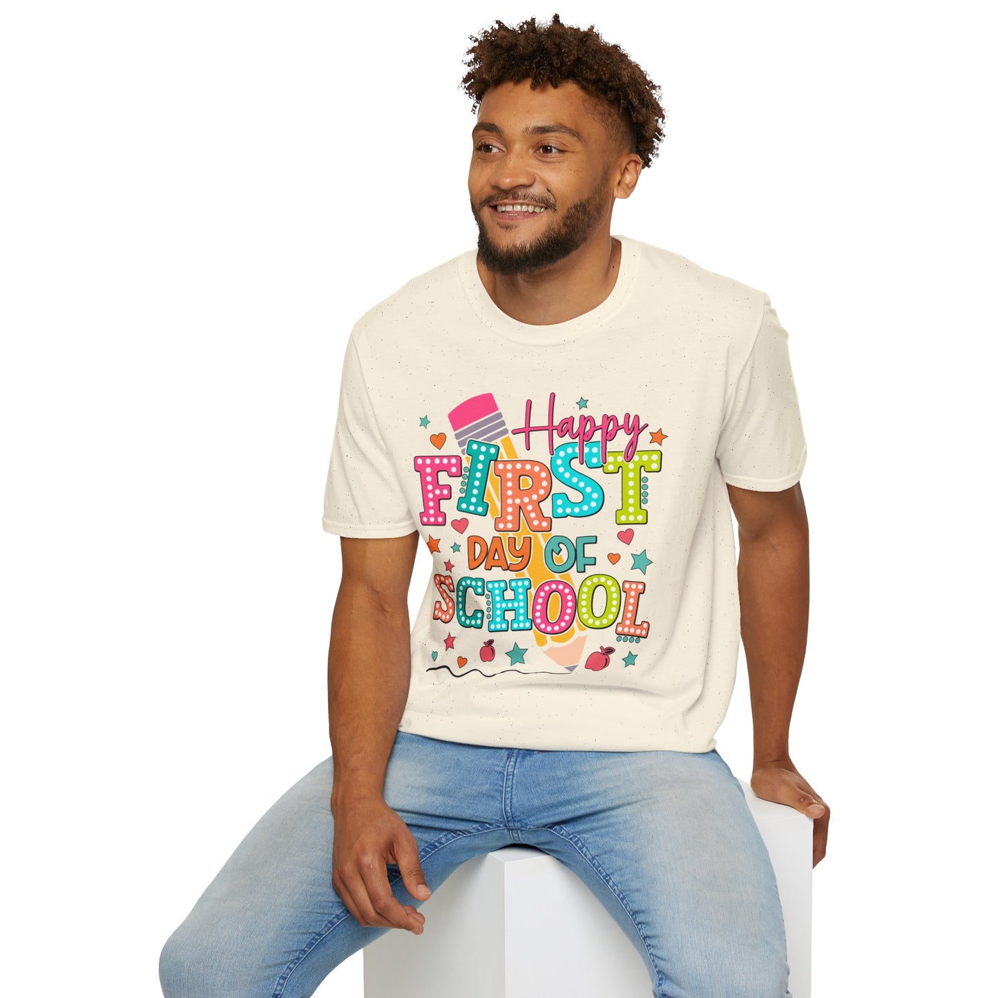 Happy First Day of School Unisex Softstyle T-Shirt