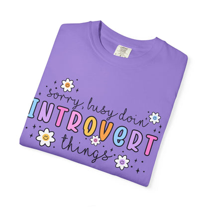 Introvert Vibes Funny Unisex T-Shirt