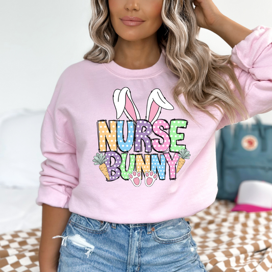 Nurse Bunny Easter Sweatshirt