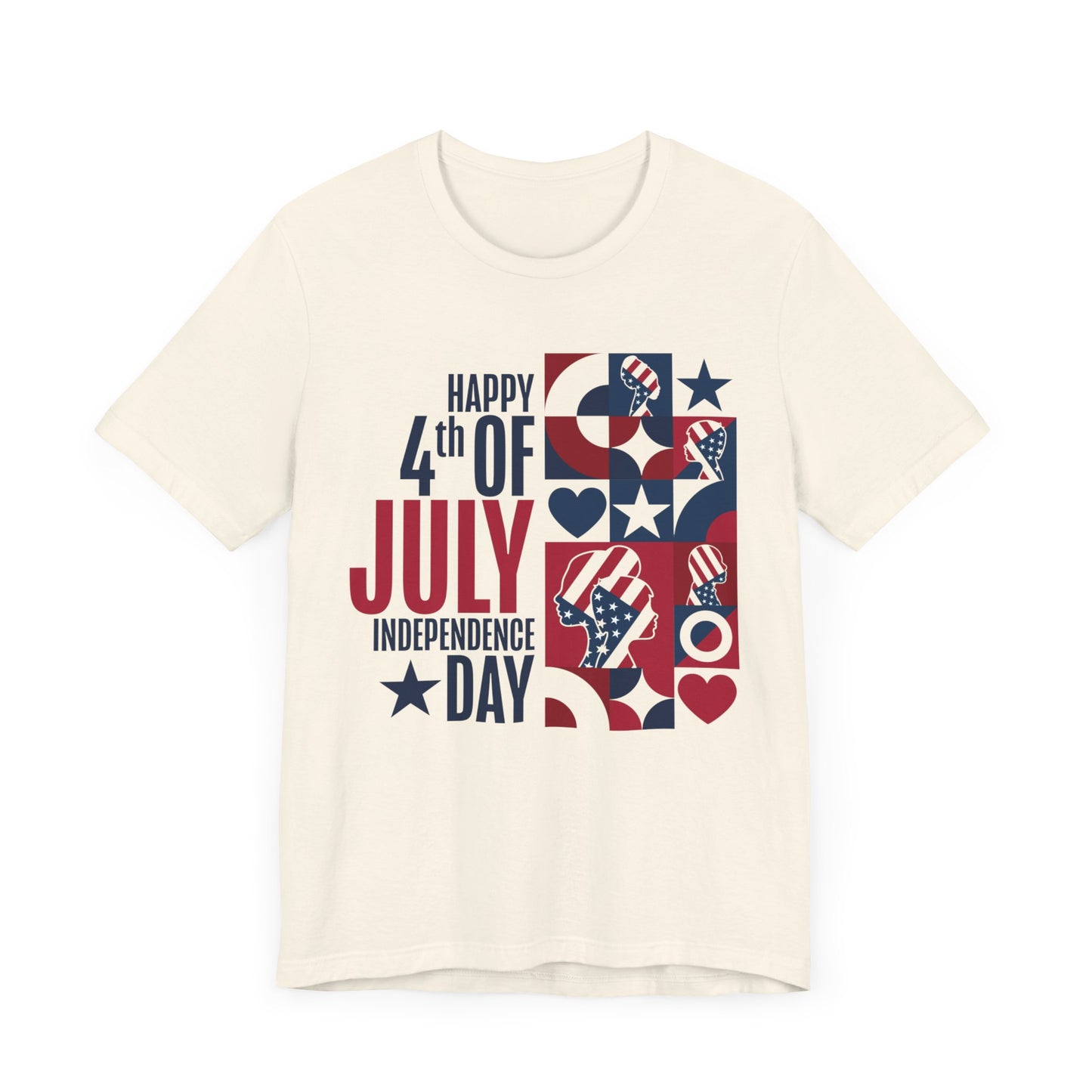 Independence Day 4th of July Unisex Jersey Short Sleeve Tee