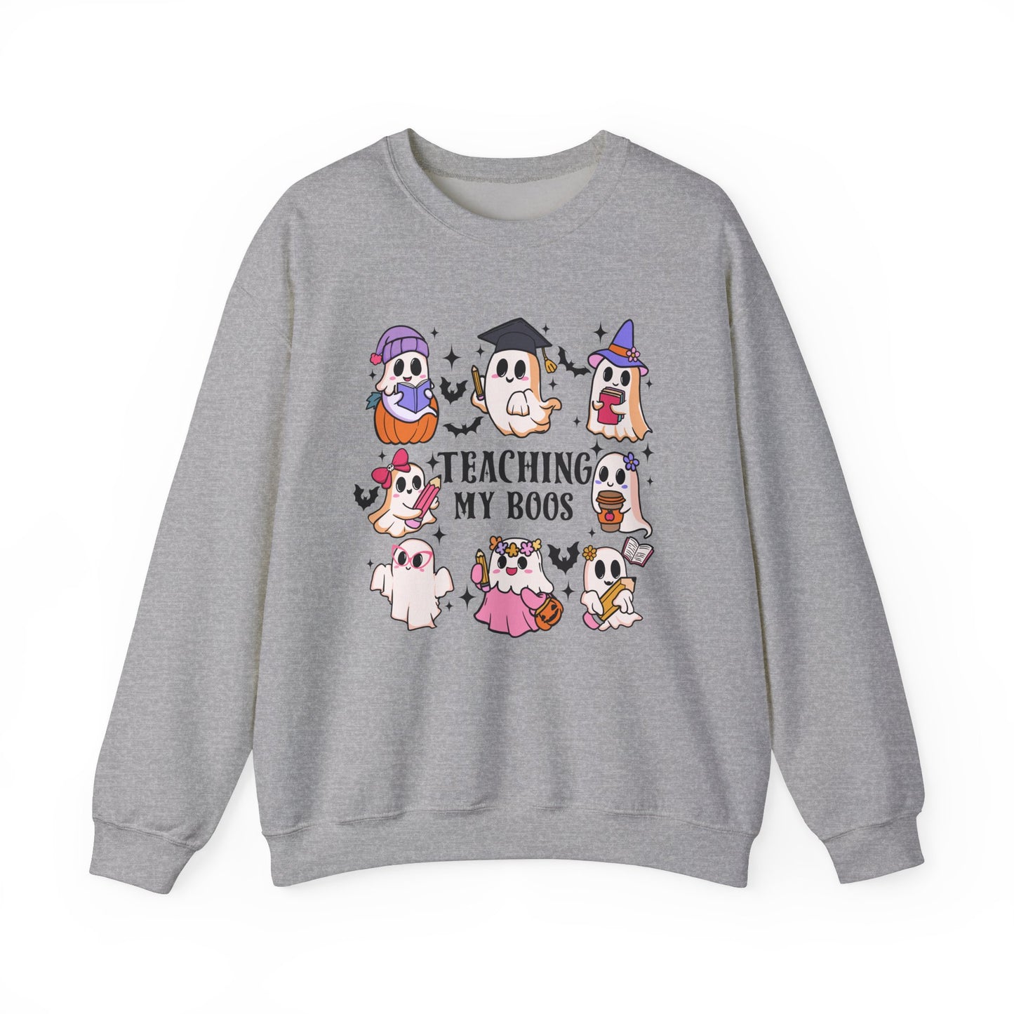 Teaching My Boos Halloween Unisex Heavy Blend™ Crewneck Sweatshirt