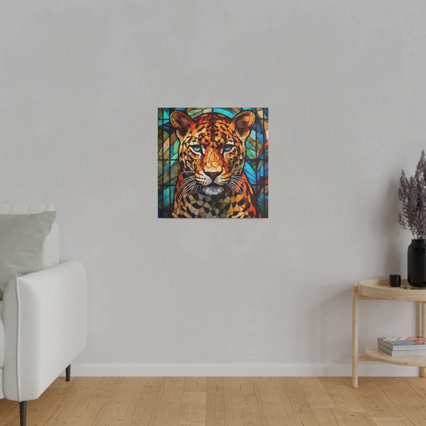 Leopard Wall Art Matte Canvas