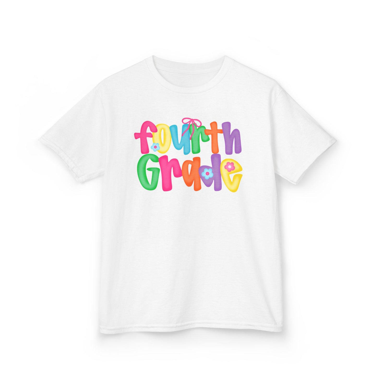 Back to School Fourth Grade Kids Tee