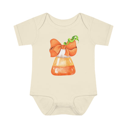 Candy Corn Coquette Halloween Onsie