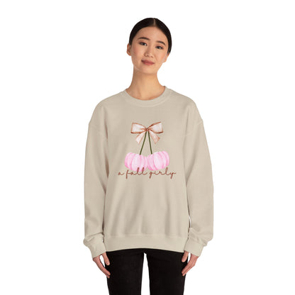 A Coquette Fall Girly Sweatshirt