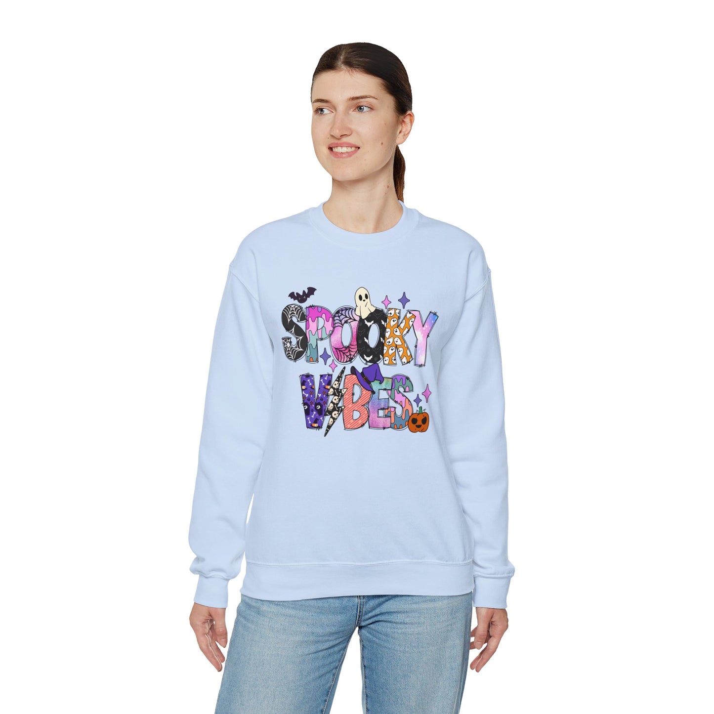 Spooky Vibes Halloween Sweatshirt