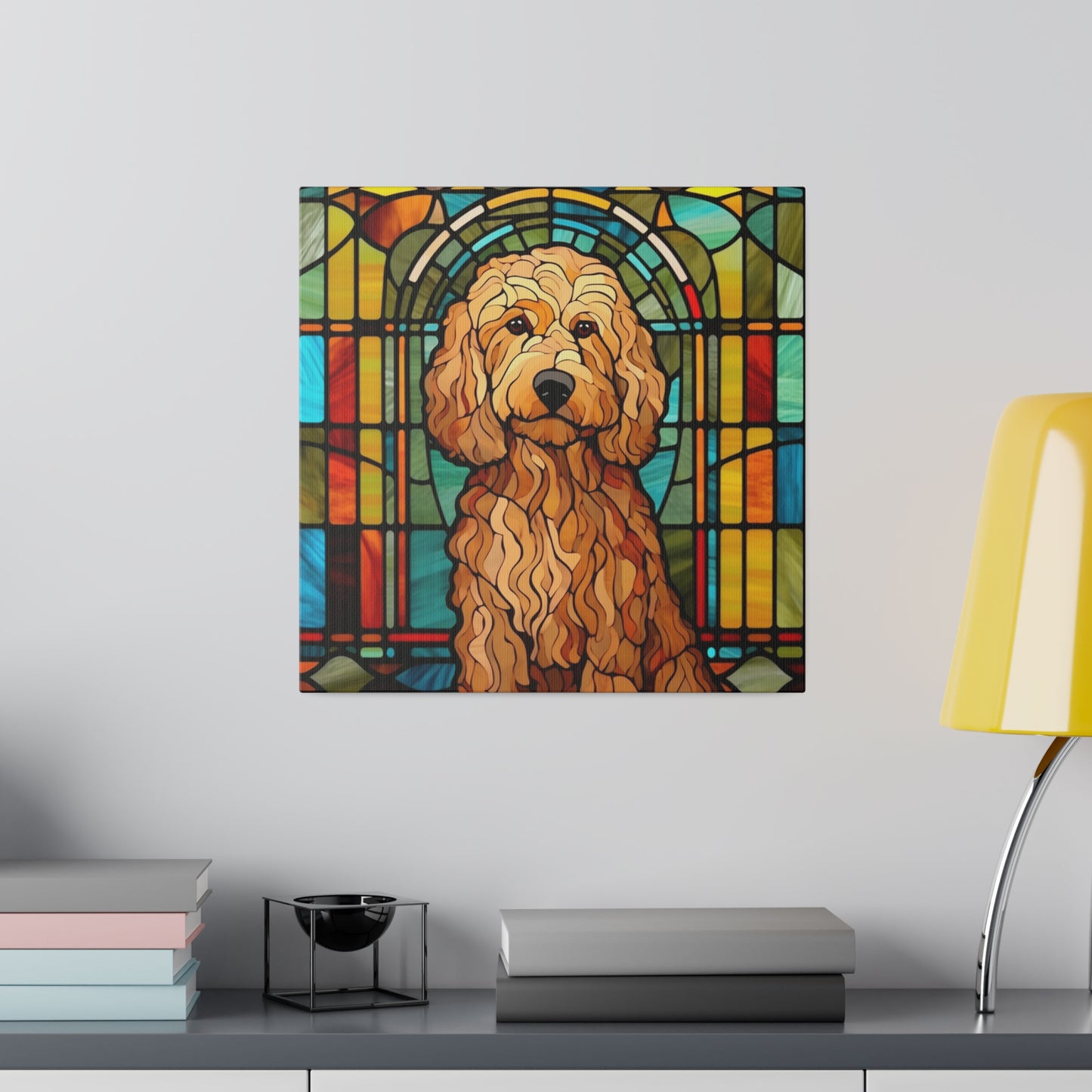 Goldendoodle Wall Art Matte Canvas