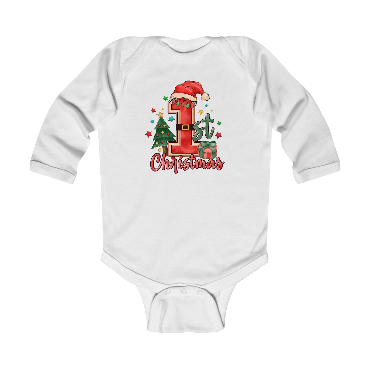 First Christmas Infant Long Sleeve Bodysuit