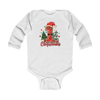 First Christmas Infant Long Sleeve Bodysuit