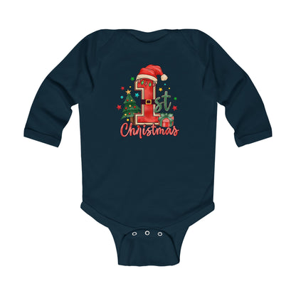 First Christmas Infant Long Sleeve Bodysuit