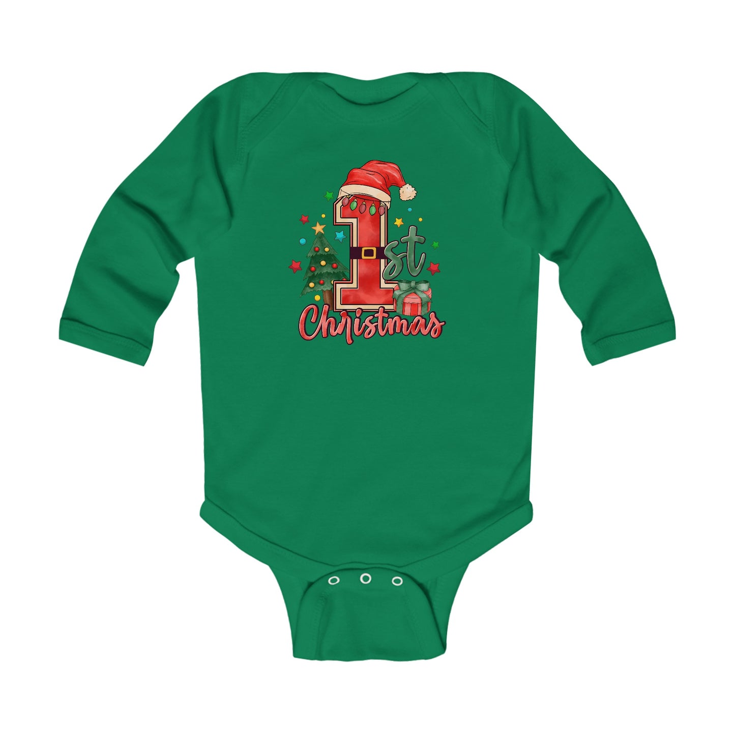 First Christmas Infant Long Sleeve Bodysuit