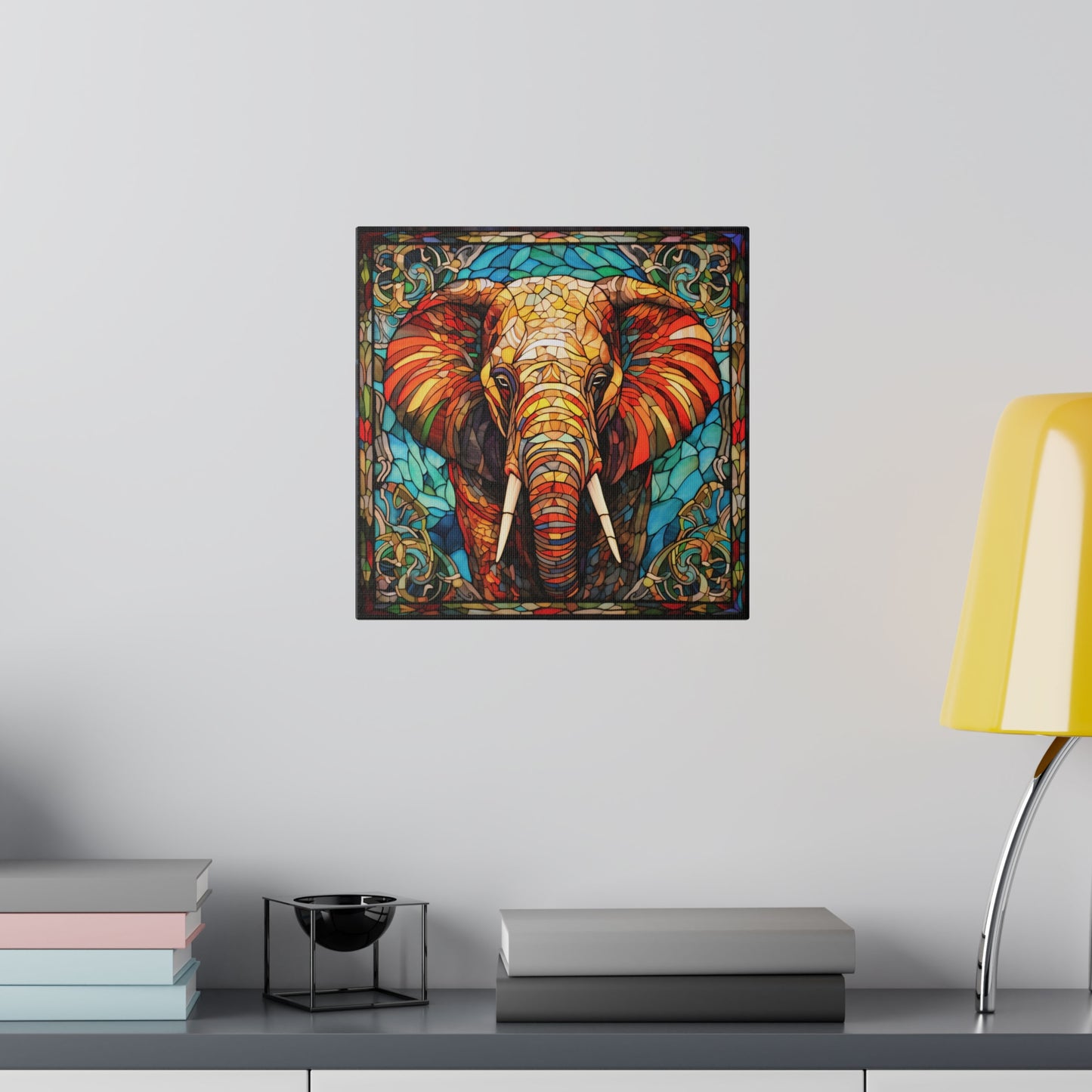 Elephant Wall Art Matte Canvas