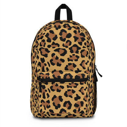 Stylish Leopard Print School Backpack or Travel Bag