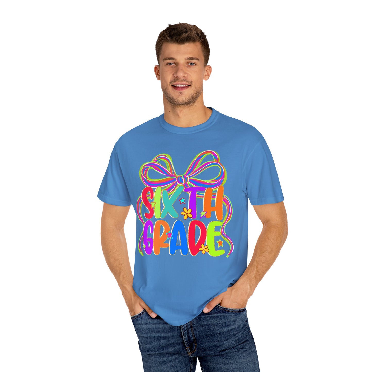 Sixth Grade Neon Back to School T-Shirt