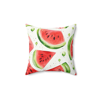 Watermelon Square Pillow