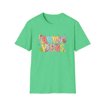 Colorful Summer Vibes Unisex Softstyle T-Shirt