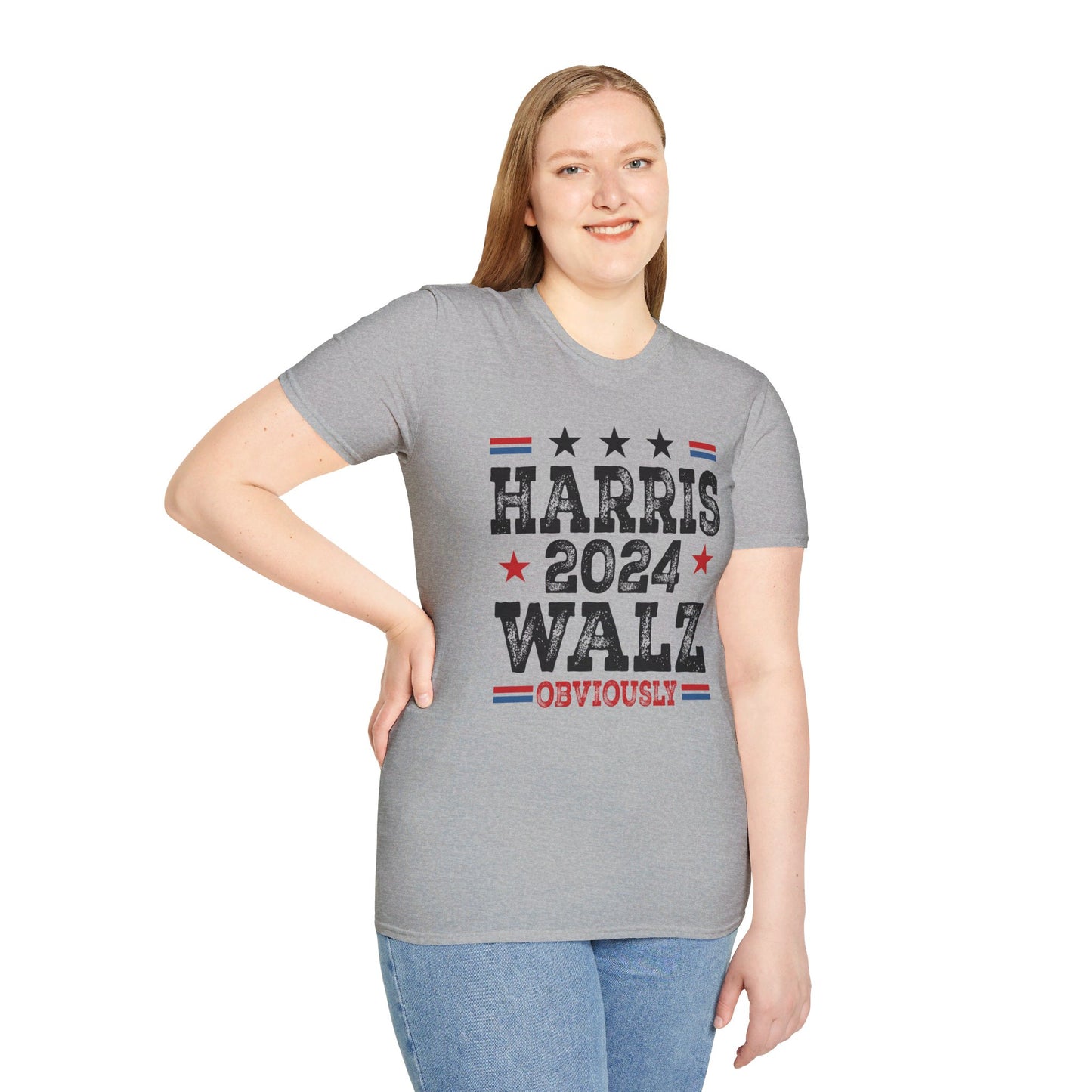 Harris Walz Obviously Unisex Softstyle T-Shirt