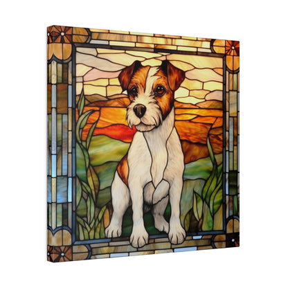 Jack Russell Wall Art Matte Canvas