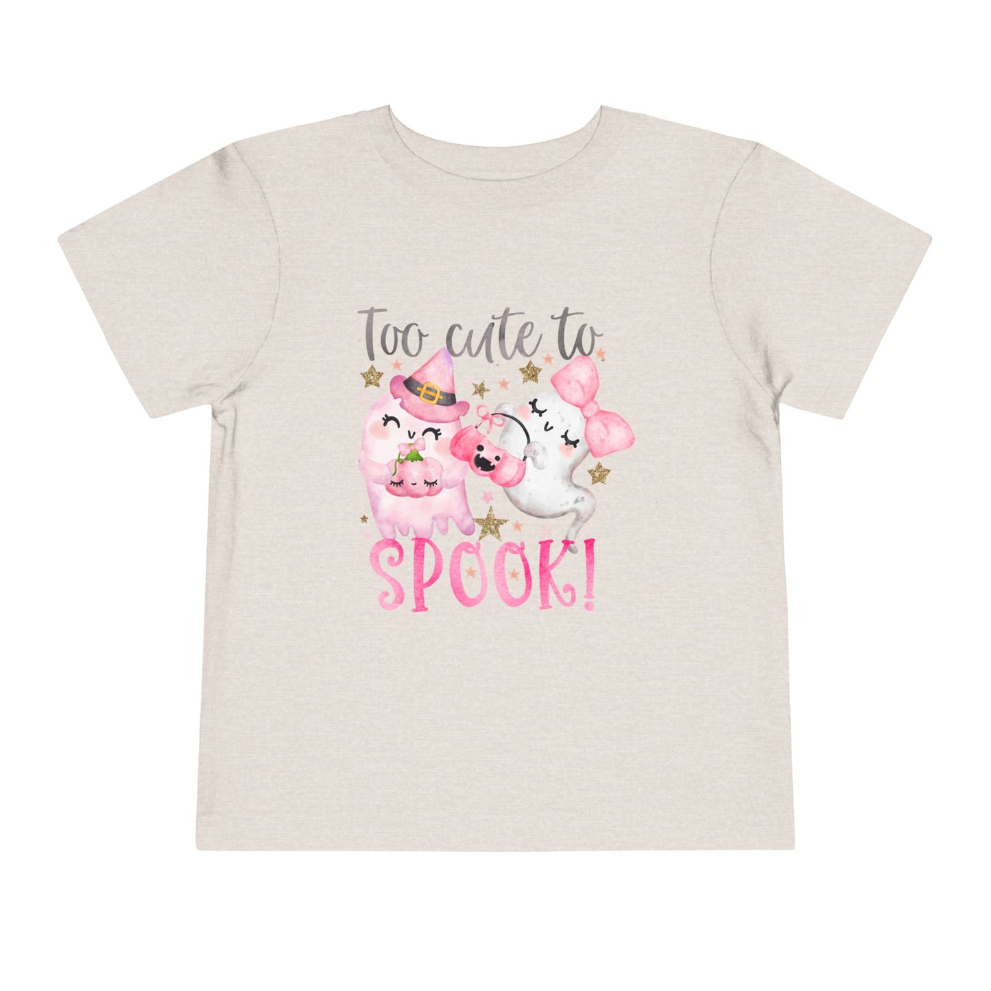Too Cute To Spook Toddler Halloween Tee