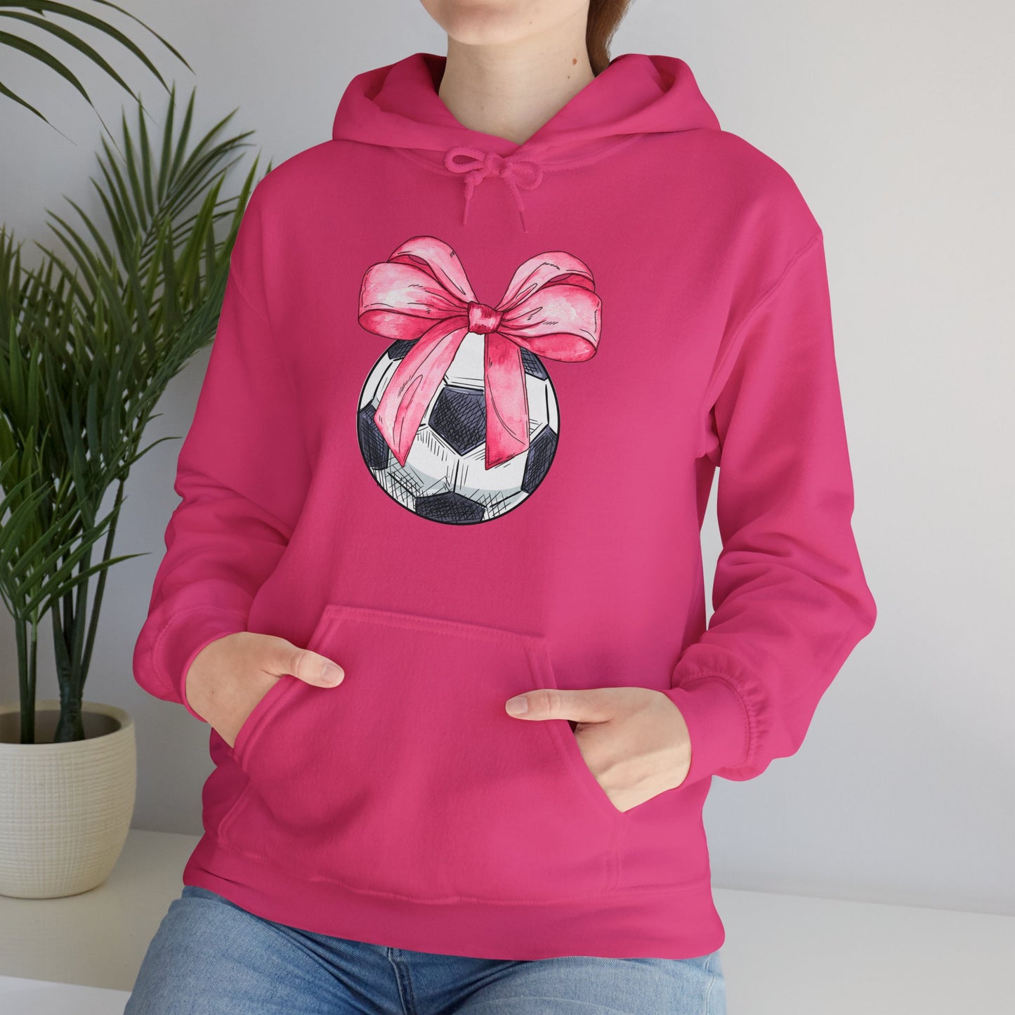 Soccer Coquette Hoodie Sweatshirt