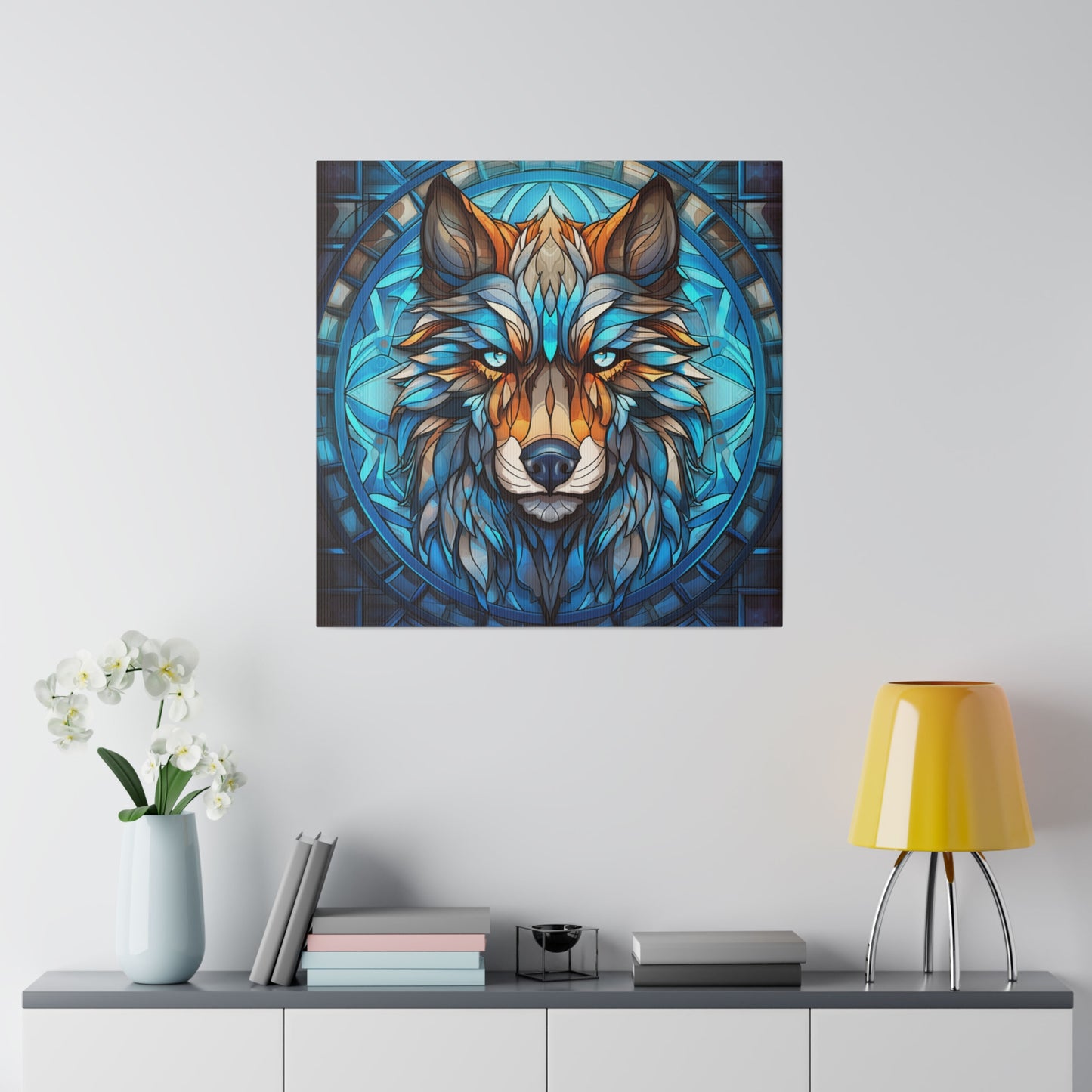 Wolf Wall Art Matte Canvas