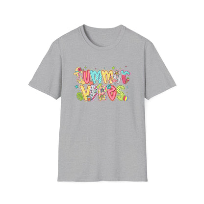Colorful Summer Vibes Unisex Softstyle T-Shirt