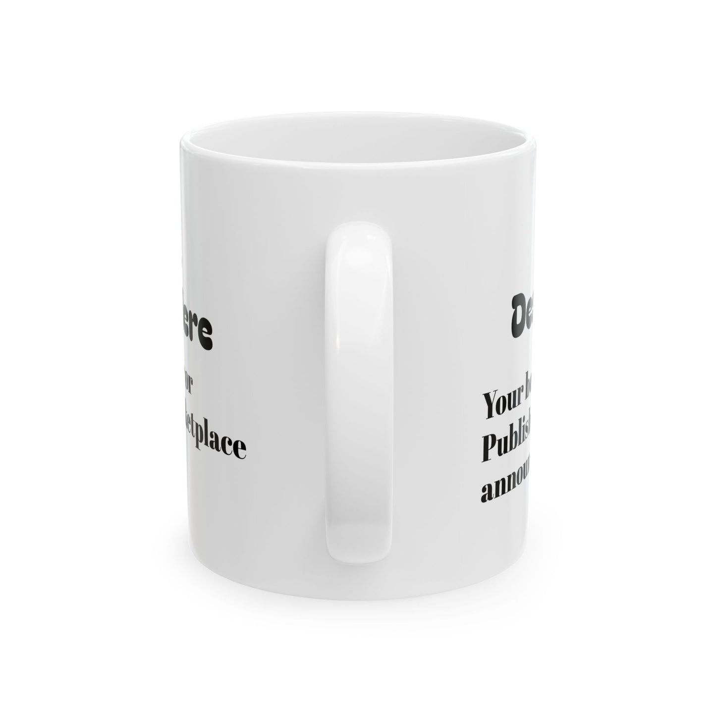 Customizable Ceramic Mug 11oz/15oz (Add Your Design/Text)